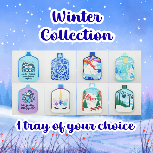 Diamond Painting Tray With Lid (Winter Collection)(V3)