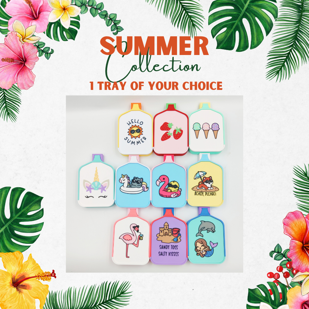 Diamond Painting Tray With Lid (Summer Collection)(V3)
