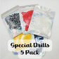 Diamants spéciaux (lot de 5)