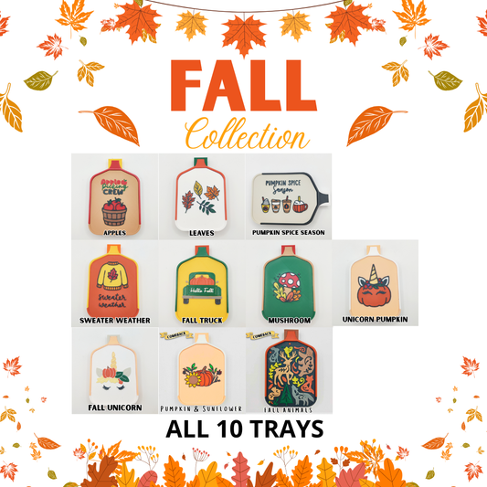 Paquet valeur de 10 plateaux (collection d'automne)(V4)