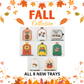 Paquet valeur de 8 plateaux (collection d'automne) (V4)