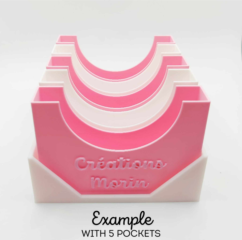 Organisateur de pochettes à putty (vide)