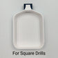 Diamond Painting Tray With Lid for SQUARE drills ONLY (Regular Size) (V4)