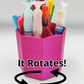 Porte-crayons rotatif